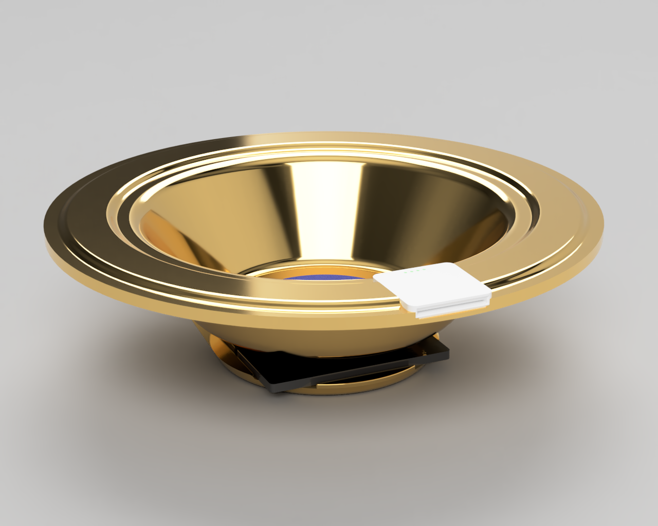 Gold Card Reader Offering Plate
